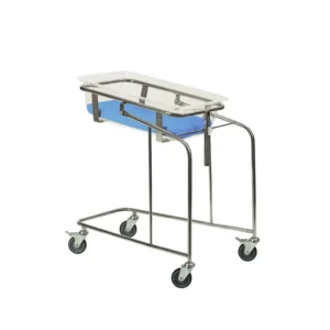 Adjustable Stainless Steel Hospital Baby Cot